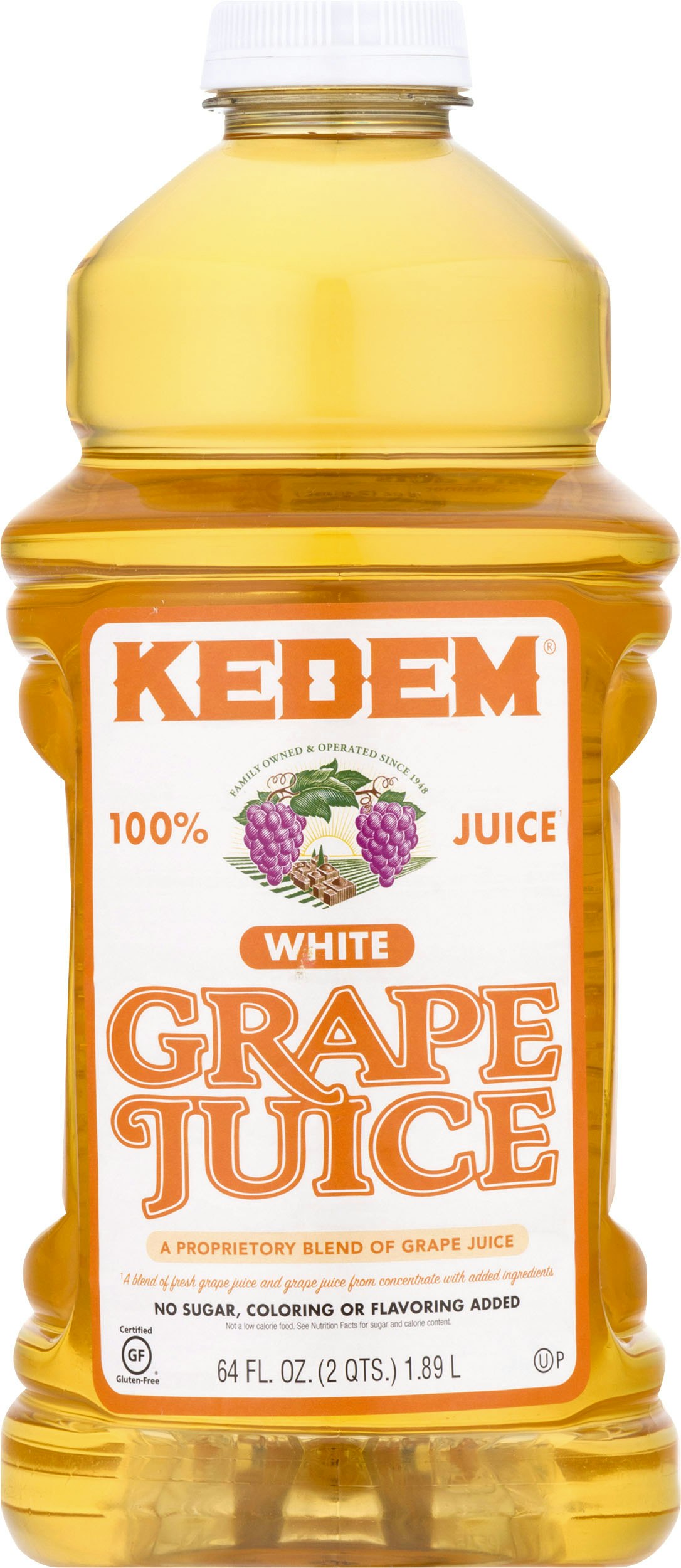 Kedem White Grape Juice 64 fl oz (Pack Of 8)