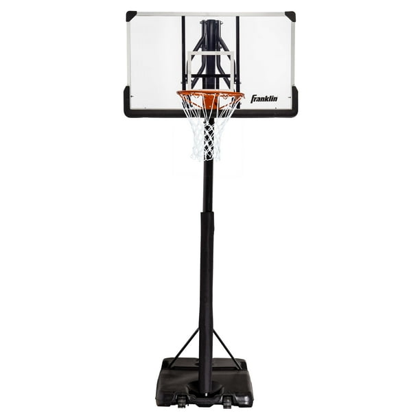 Franklin Sports Basketball Hoop - Authentic - Clear - Portable