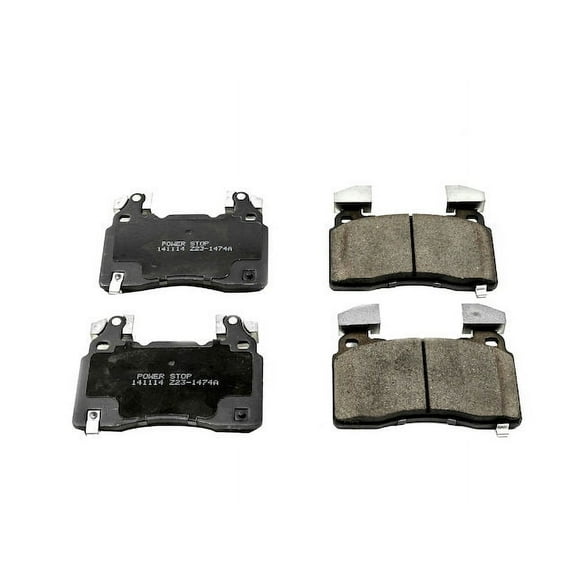 Front Brake Pad Set - Compatible with 2012 - 2021 Tesla S 2013 2014 2015 2016 2017 2018 2019 2020