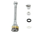 thumbnail image 1 of Robinet de Cuisine en Laiton Tête de Robinet Rallonge Aérateur Anti-Éclaboussures 3 Niveaux Réglables 17.6cm + Adaptateur, 1 of 9