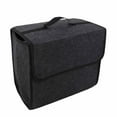 thumbnail image 1 of Dark Grey Trunk Storage Organizer Foldable  Storage Container Antislip Bottom Design For Car SUV, 1 of 1