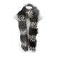 thumbnail image 1 of Reversible Leopards Patchwork Scarf Warm Plush Winter Shawl For Adults Kids Indoor Outdoor Activity Easy Care, 1 of 4