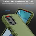 thumbnail image 3 of MyBat Pro Maverick Series Case with Holster for Motorola Moto G 5G (2023) - Army Green, 3 of 5