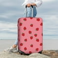 thumbnail image 7 of Disketp Strawberries Elastic Travel Luggage Cover Travel Suitcase Protective Cover For Trunk Case Apply To 18''-32'' Suitcase Cover-X-Large, 7 of 7