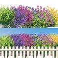 thumbnail image 2 of Muaco 18 pcs Artificial Flowers Outdoor UV Resistant Greenery Shrubs Bulk for Home Indoor Outside Garden Window Porch Pots Decoration (Multicolor), 2 of 4