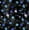 Black & Blue, variant on Soimoi Blue Fabric - By the Yard - 42 Inch Wide - Geometric Floral Textile - Contemporary and Stylish Designs for Fashion and Crafts Printed Fabric