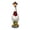 A, variant on Large Porch Garden Goose Statue with Removable Cowboy Hat and Stones Base, Sand-Fillable Design