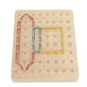 thumbnail image 3 of Geoboard de madera Montessori, juguetes educativos de aprendizaje gráfico para bebés, niños pequeños, niñas, 3 of 9