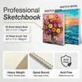 thumbnail image 5 of Color More Art Supplies, 175-Pack Deluxe Art Set Drawing Painting Kit with 2 Drawing Pads, Acrylic Paints, Colored Pencils, Crayons, Art Kit in Wooden Case, Gift for Artist, Adults, Teens and Kids, 5 of 8