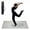 Grey, variant on 6'x4' Portable Dance Floor Mat for Home Practice, Professional PVC Non-Slip Marley Floor for Ballet, Tap, Jazz, Contemporary Dance & Fitness