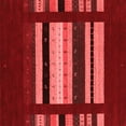 thumbnail image 1 of Ahgly Company Indoor Square Abstract Red Contemporary Area Rugs, 6' Square, 1 of 4