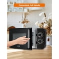 thumbnail image 4 of Microondas pequeño Commercial Chef 0.7 Cu Ft encimera negro 6 niveles de potencia, 4 of 5