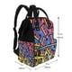 thumbnail image 2 of Disketp Vintage Audio Cassettes Mochila de Pañales de Gran Capacidad con Múltiples Bolsillos, Mochila de Viaje Multifuncional para Bebé, Unisex, Moderna y Resistente, 2 of 6