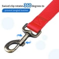 thumbnail image 4 of Dog Leash Strong and Durable 6 FT Leash with Easy to Use Collar Hook,3/4 Inch Wide for Small Dogs and Puppy Red, 4 of 4