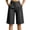 Black women striped wide leg shorts a1, variant on Cagogo Women Striped Wide Leg High Waisted Shorts with Pockets Elegant Office Bermuda Shorts Loose Summer Casual Beach Work Trousers, Navy M