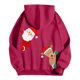 thumbnail image 4 of WILLBEST Sudadera con Capucha Merry Christmas para Mujer Sudadera con Capucha con Estampado Navideño Divertido Camiseta Navideña Informal de Manga Larga 365 Chica​​, 4 of 4