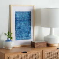 SAFAVIEH Demitri 23 in. Framed Textile Wall Art, Blue
