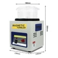 thumbnail image 3 of Magnetic Tumbler Jewelry Polisher Tumbler 180mm 2000 RPM Jewelry Polisher Finisher with Adjustable Direction and Time for Jewelry（KT/JH-185）, 3 of 6