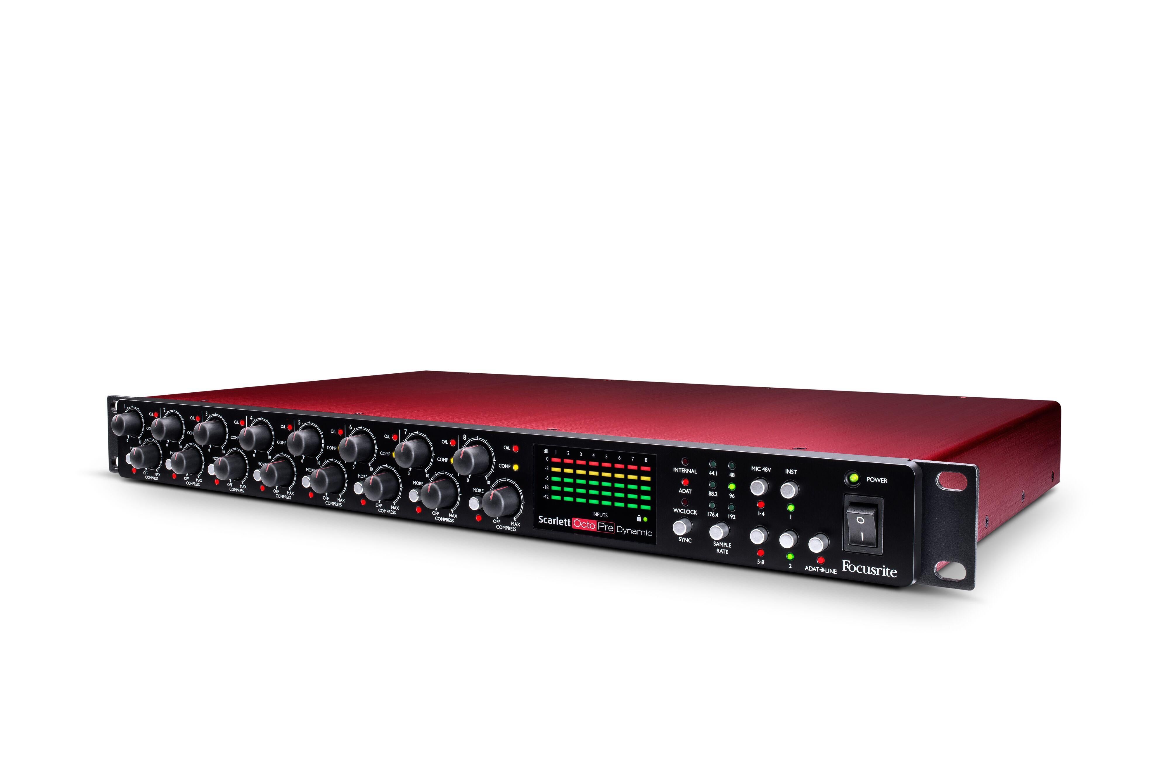 DTM・DAW focusrite octopre dynamic Scarlett Scarlett OctoPre Dynamic | Focusrite