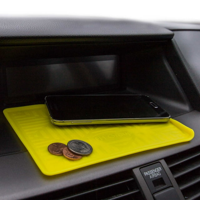 FH Group, Silicone Auto Dash Mat Anti-Slip Smartphone iPhone Galaxy Coin Grip 14 Colors