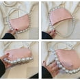 thumbnail image 6 of Kukuzhu Women Chic Pearl Shoulder Bags Fashion PU Leather Party Evening Purse, 6 of 6