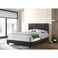 thumbnail image 2 of Elegant Black Queen Bed with Transitional Design for Comfort, 2 of 6