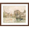 thumbnail image 2 of Art.com The Pont Neuf, Paris Art Print by Paul Signac, Brown Frame Wall Art, 21" x 17", 2 of 5