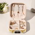 thumbnail image 6 of Dog Travel Portable Decorative Box - Square Jewelry Storage and Organizer Box for Rings, Earrings, Necklaces, and Bracelets - Suitable for Girls and Women - Necklace Organizer Box, 6 of 6