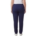 thumbnail image 4 of Turtle Bay New York Women's Elastic Stretch Waist Casual Denim Pull-on Cargo Pants, 4 of 7