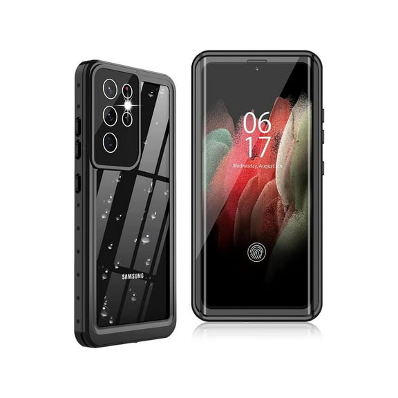 For Samsung Galaxy S21 Ultra Waterproof Case with Built-in Screen Protector Shockproof Full Body Underwater Case for Samsung S21 Ultra 5G 6.8 inch