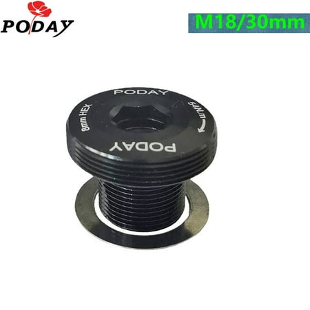 

RANMEI Crank screw M18-30mm Alloy Screw bicycle Crank Arm Fixing Bolt for-Sram