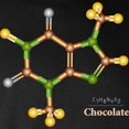 thumbnail image 3 of CafePress - Chocolate Molecule T Long Sleeve T Shirt - Long Sleeve Dark T-Shirt, 3 of 4