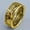 Golden10, variant on 1pc Vintage Men's Ring 19th Century Gothic Ring 1945 Vintage Rings Hip Hop Rings Fashion Jewelry for Men and Women for Everyday Parties Holidays Father's Day Gifts etc,Golden10