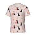 thumbnail image 3 of Rocae White And Black Rabbit for Men's Moisture-Wicking Crew Tee - T-Shirt for Sports, Outdoor Activities, and Casual WearLarge, 3 of 9