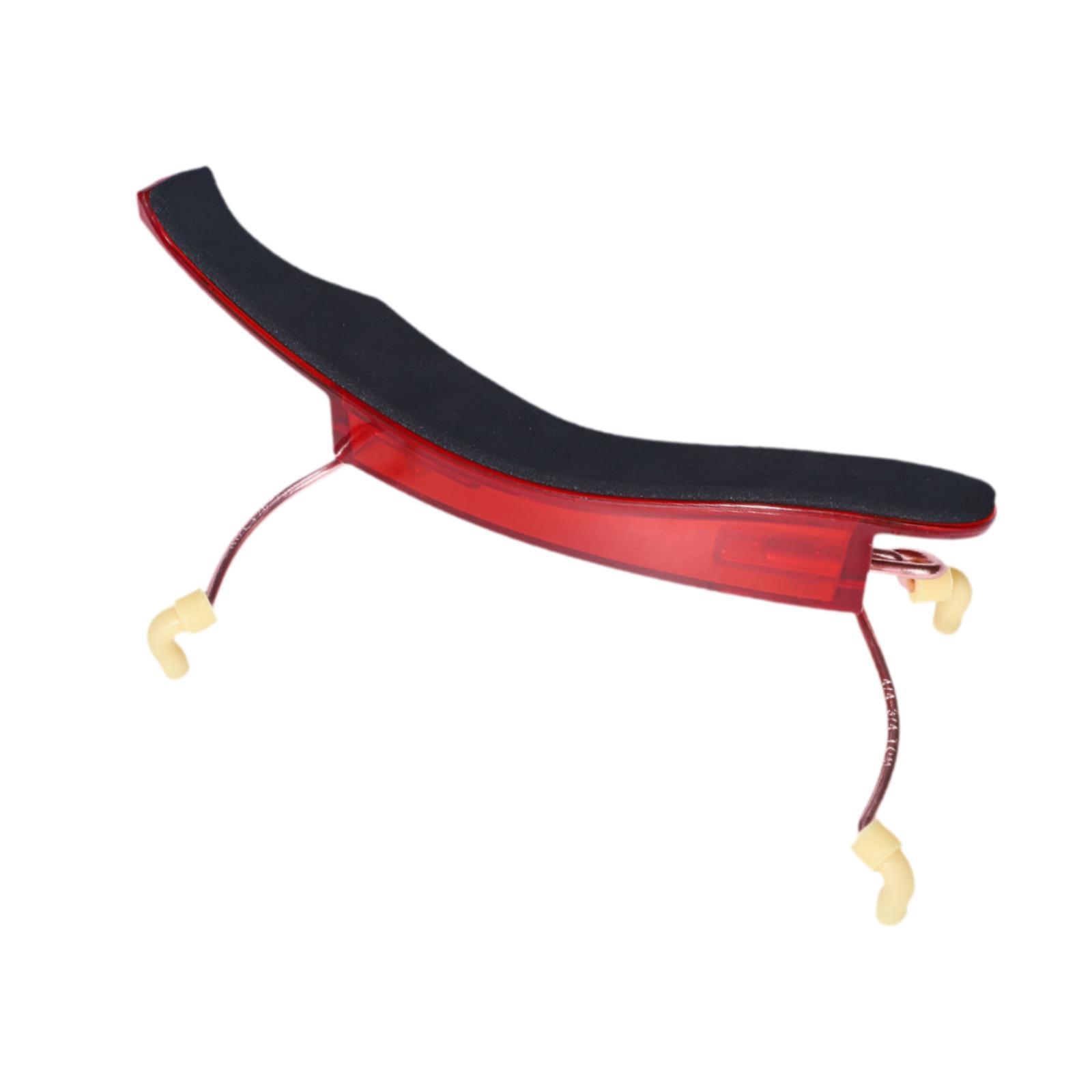 Violin Shoulder Rest Support Cushion Chin Rest Soft Silicone Non Slip Adjustable for Kids Adults Practice