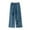 Blue, variant on Gyexs Girls Cargo Pants Size 14-16 High Waist Parachute Pants Heart Embroidered Denim Pants Hop Drawstring Pants Girl Clothes Blue 7-8 Years