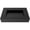 Black, variant on Castello USA Inc Pyramid 30" Solid Surface Manmade Stone Bathroom Sink in Black