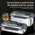 thumbnail image 3 of Graflsoa Premium 316L Stainless Steel Airtight Food Storage Container with Date Tracker, Leakproof Design, Hidden Handle, and Stackable Feature for Kitchen, Fridge, and Outdoor Use - 5.6L Capacity, 3 of 6