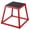Red, variant on 18 Inch Plyo Box, Steel Plyometric Platform and Jumping Agility Box, Anti-Slip Fitness Exercise Step Up Box for Home Gym Training, Conditioning Strength Training