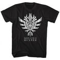 thumbnail image 2 of Monster Hunter 4 Ultimate Symbol Black Adult T-Shirt, 2 of 4