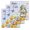 Lavender, variant on Easter Rabbits Kitchen Dish Towels for Drying Dishes Set of 3, Watercolor Flowers Eggs Butterflies Spring Beige Waffle Weave Microfiber Hand Tea Bathroom Towels Quick Dry & Absorbent Towel 12x12