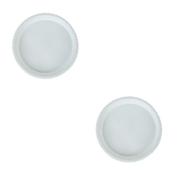 Naiovety Bandeja para macetas, Base grande gruesa duradera, bandejas de goteo para macetas redondas prácticas de plástico, maceta para Type3 NO3