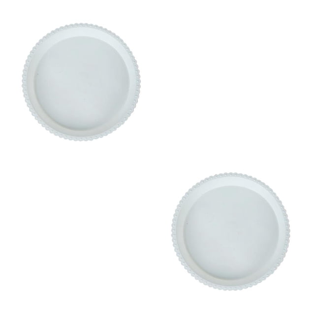 Bandeja para macetas Bearachild 2piezas Blanco 140x9.2cm