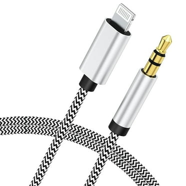 iPhone AUX Cord, Lightning to 1/8 Inch Audio Cable, 3.3ft Headphone Jack Adapter Male Aux Stereo Cable Compatible for iPhone 14/13/12/11/XR/X/8/7