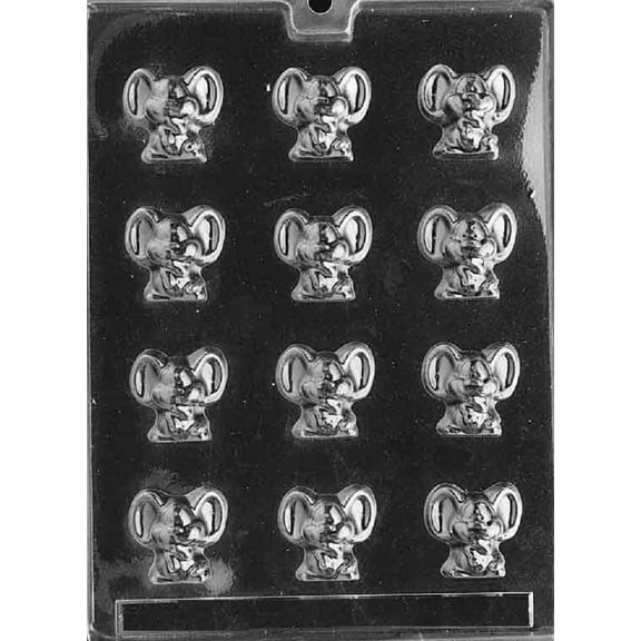 Grandmama's Goodies A023 Tiny Mouse Chocolate Candy Soap Mold with Exclusive Molding Instructions