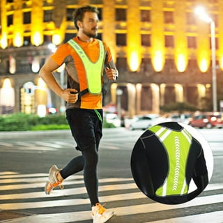  LONGU Led Running Reflective Vest Safety Night Light