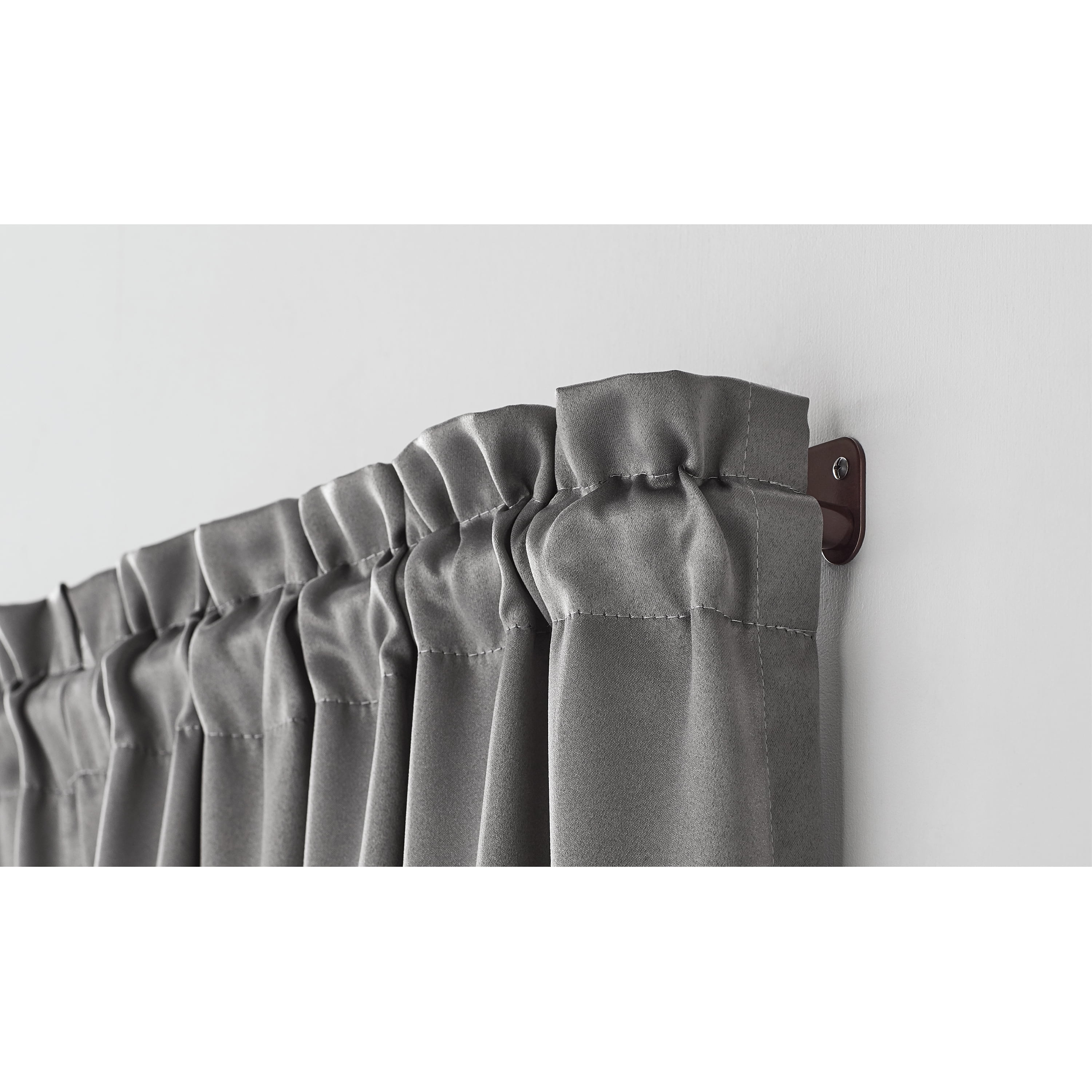 Mainstays 3/4" Wrap Curtain Rod, 30-84", Bronze