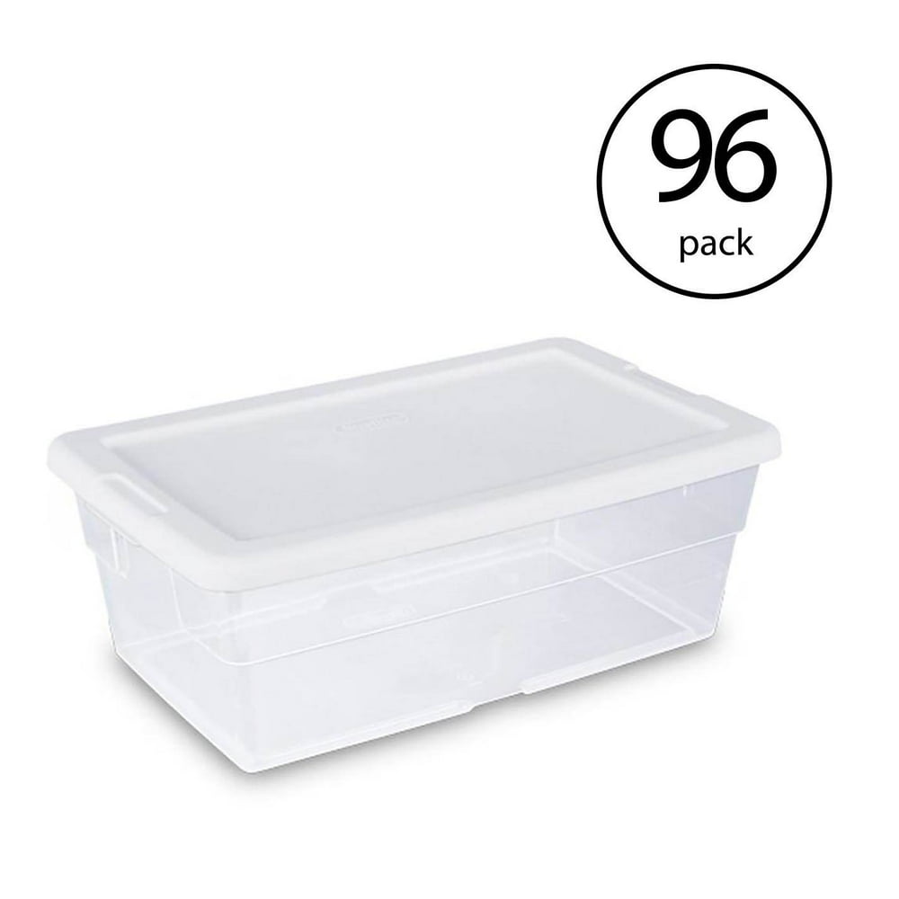 clear stacking storage boxes