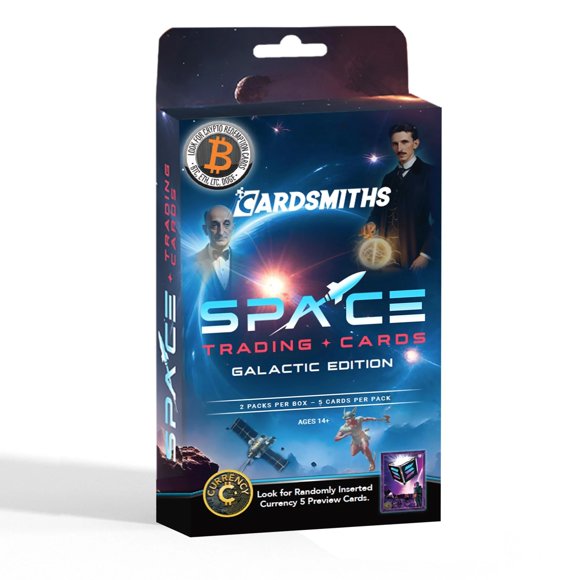 Cardsmiths Currency SPACE: Galactic Edition Trading Cards 2-Pack Collector Box