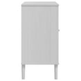 thumbnail image 5 of vidaXL Sideboard SENJA Rattan Look White 80x40x80 cm Solid Wood Pine, 5 of 5